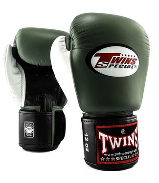 Twins Special Twins BGVL3 Boxhandschuhe Olivgrün Schwarz Weiß
