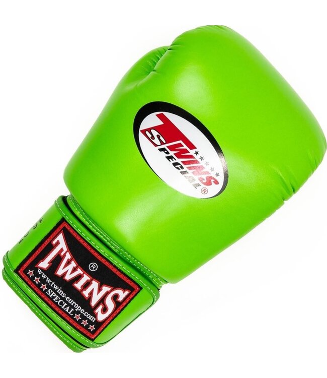 Twins Special BGVL3 Leren Bokshandschoenen Lime Groen – Muay Thai & Kickboksen