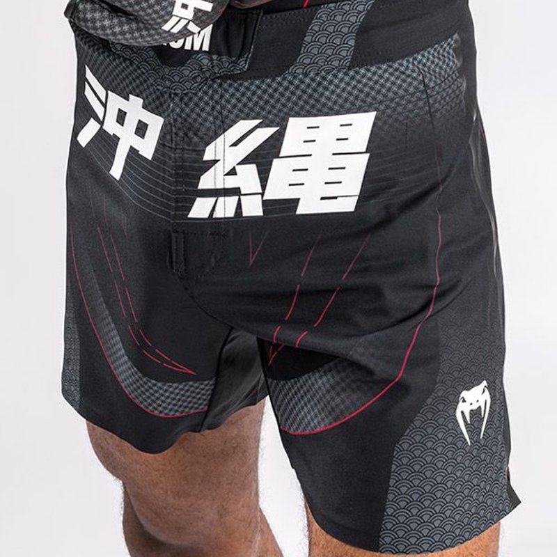 Venum Venum OKINAWA 3.0 Vechtsportbroek Fightshort Zwart Rood