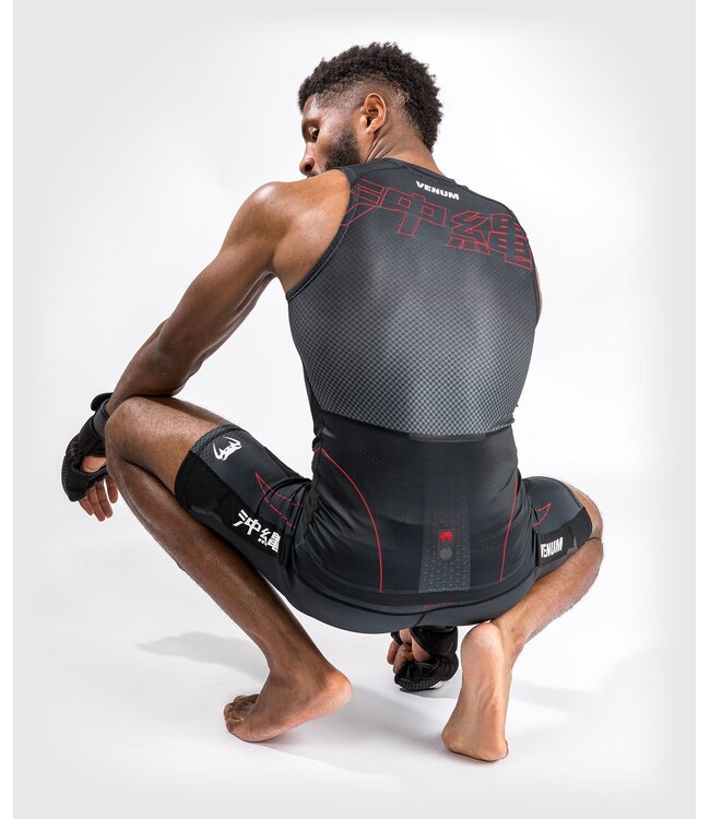 Venum OKINAWA 3.0 Rash Guards Mouwloos Zwart Rood