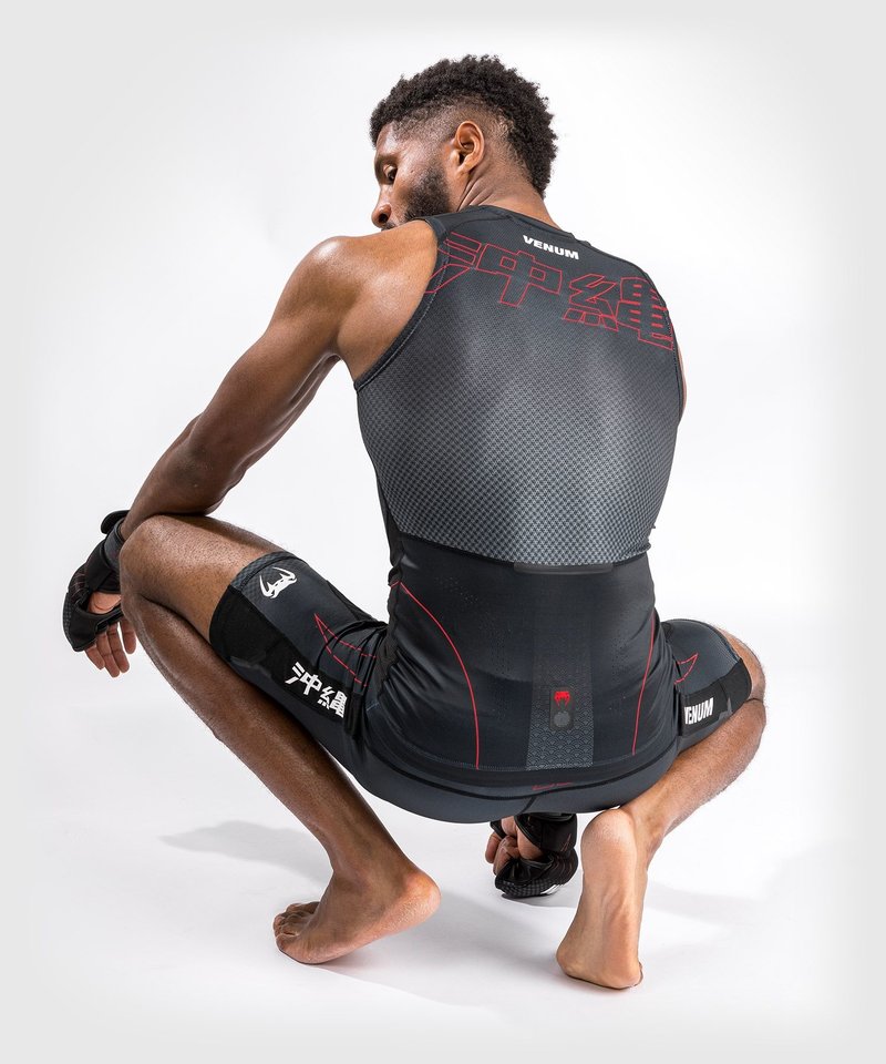 Venum Venum OKINAWA 3.0 Rashguard Sleeveless Black Red