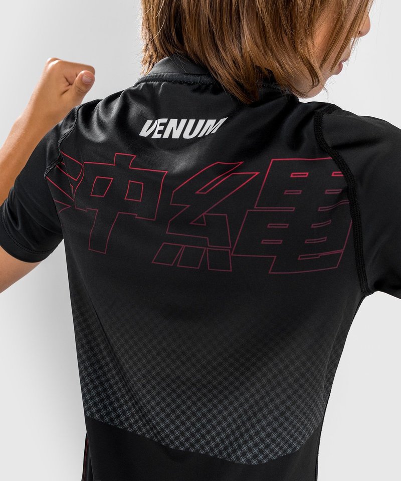 Venum Venum OKINAWA 3.0 Rashguard S/S Kids Black Red