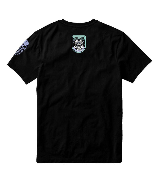 PRiDEorDiE T-Shirt Space Force Schwarz