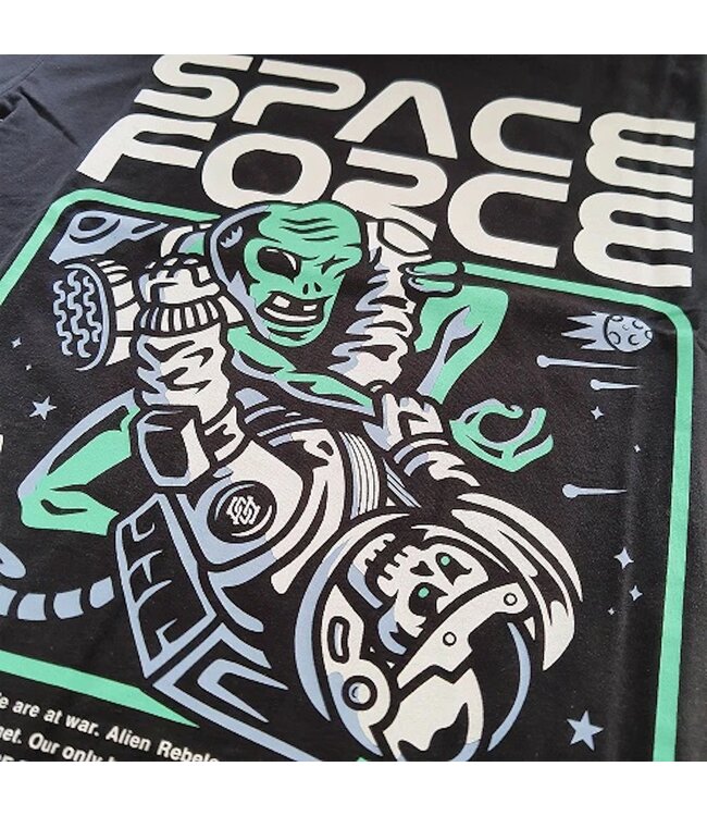 PRiDE or DiE T-Shirt Space Force Black