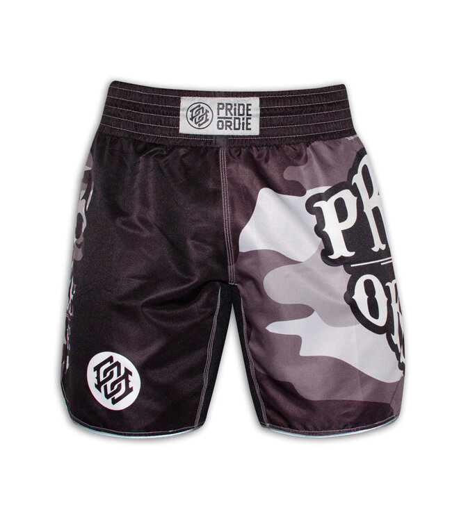 Pride or Die Reckless Fight Shorts Urban Camo