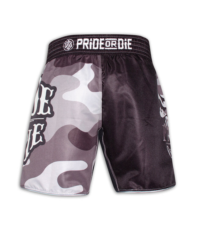 PRIDE or DIE Reckless MMA Fightshorts Urban Camo