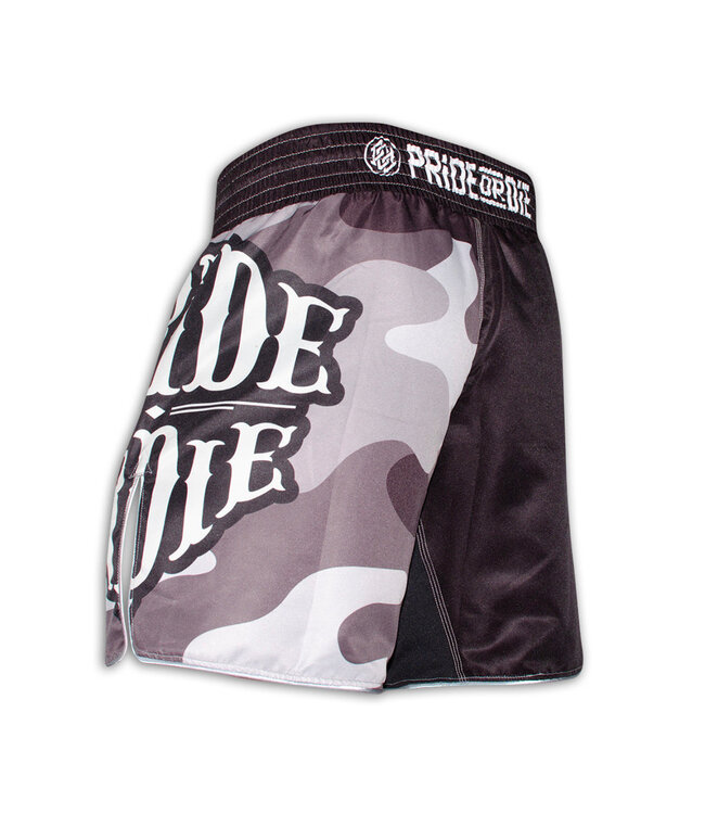 PRIDE or DIE Reckless MMA Fightshorts Urban Camo