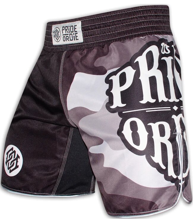 PRIDE or DIE Reckless MMA Fightshorts Urban Camo