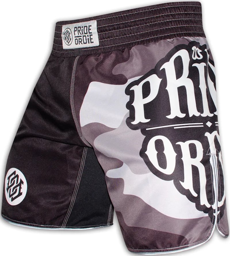 Pride or Die Pride or Die Reckless Fightshorts Urban Camo Vechtsportbroek