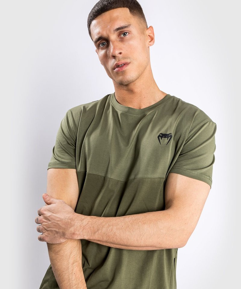 Venum Venum LASER Casual T-Shirt Baumwolle Khaki