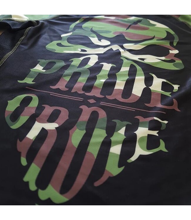 PRiDE or Die RECKLESS Rash Guard Jungle Camo