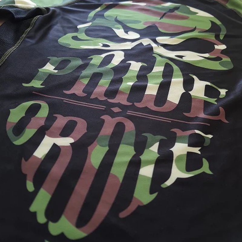 Pride or Die PRIDE or Die Hasta RECKLESS Rash Guard Jungle Camo