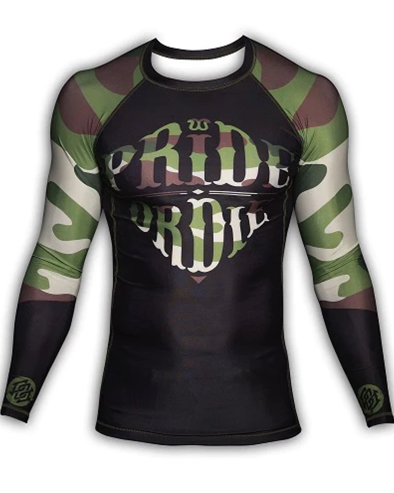 Pride or Die PRIDE or Die Hasta RECKLESS Rash Guard Jungle Camo