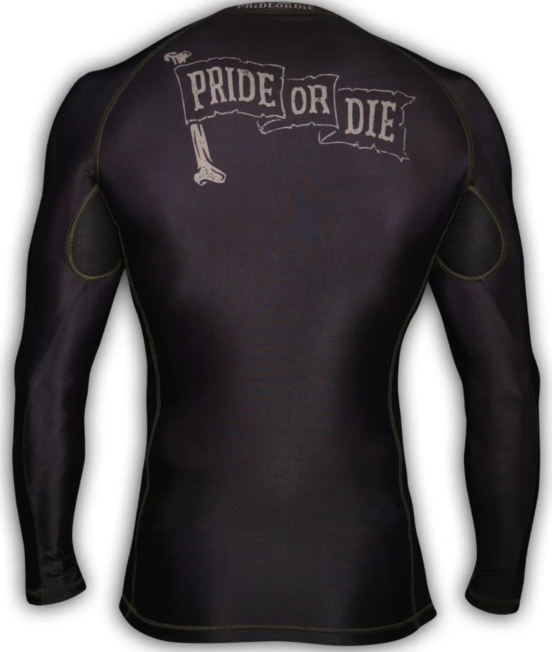 Pride or Die PRiDE or DiE Pirate Rashguard Langarm Schwarz