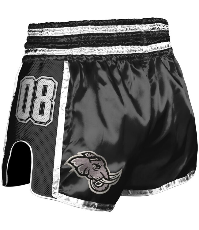 8 WEAPONS Muay Thai Short Super Mesh Team 08 Zwart