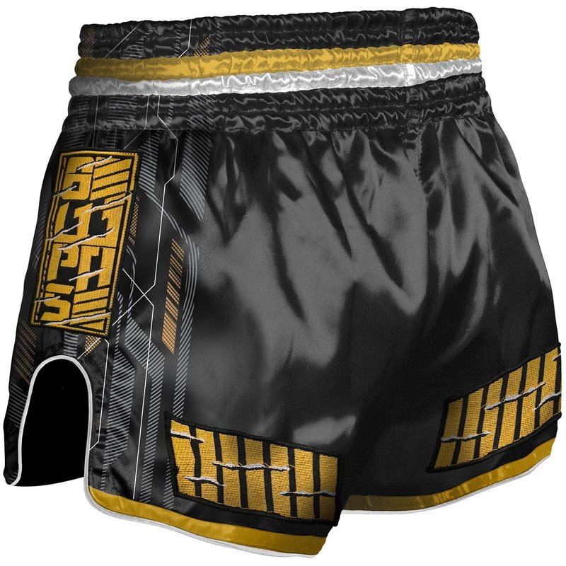 8 Weapons 8 WEAPONS Muay Thai Shorts Samurai 2.0 Cyber Black Gold