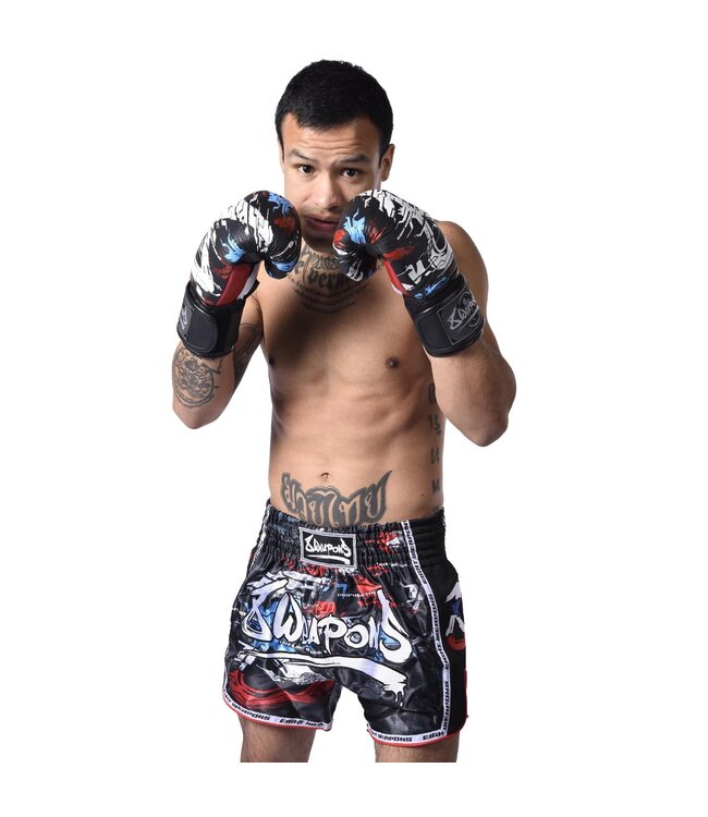 8 WEAPONS Muay Thai Kickboks Short Cut Like a Blade