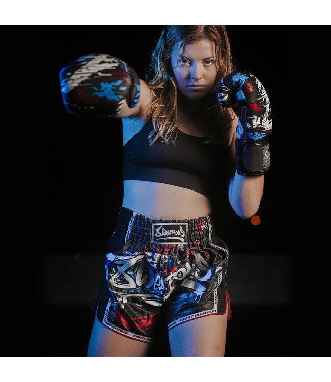 8 WEAPONS Muay Thai Kickboks Short Cut Like a Blade
