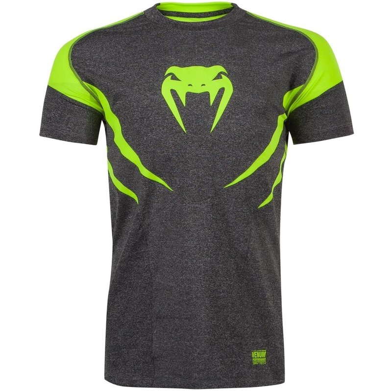 Venum Venum Predator Dry Tech T Shirt Grey Yellow