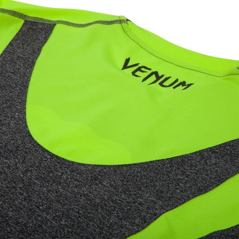 Venum Venum Predator Dry Tech T Shirt Grey Yellow