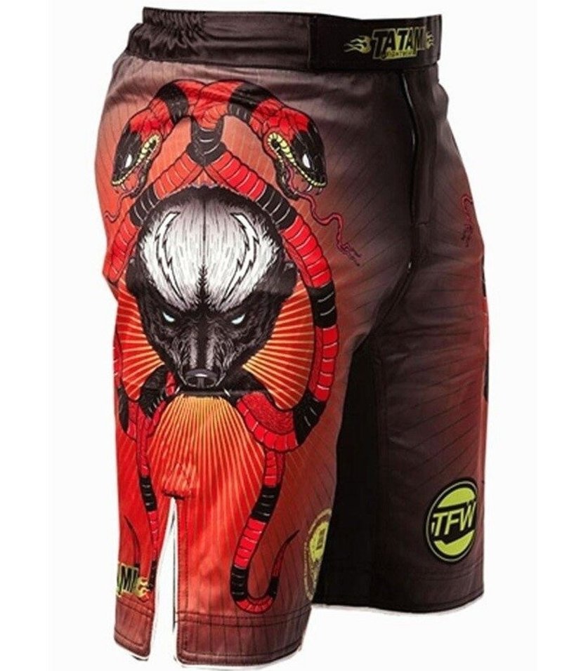 Tatami Fightwear Tatami Honey Badger BJJ Fightshorts No Gi Meerkatsu Artwork