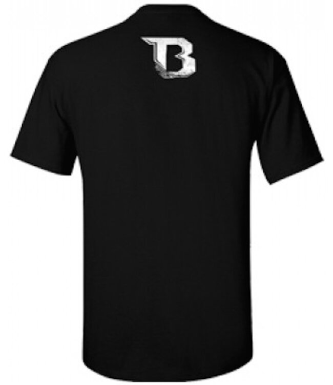 Booster Booster V Neck Shield Vechtsport T Shirt Zwart