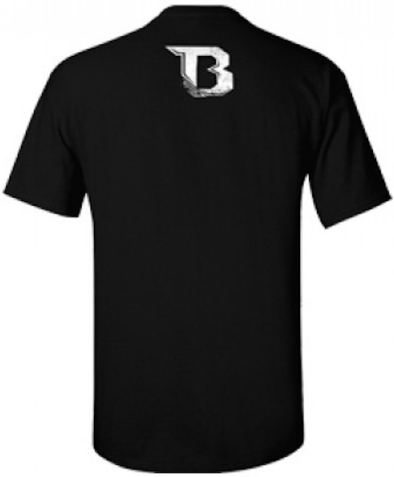 Booster Booster V Neck Shield Vechtsport T Shirt Zwart