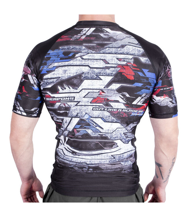 8 WEAPONS Rash Guard Korte Mouw Cut Like a Blade