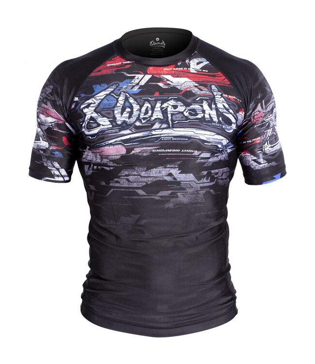 8 WEAPONS Rash Guard Korte Mouw Cut Like a Blade