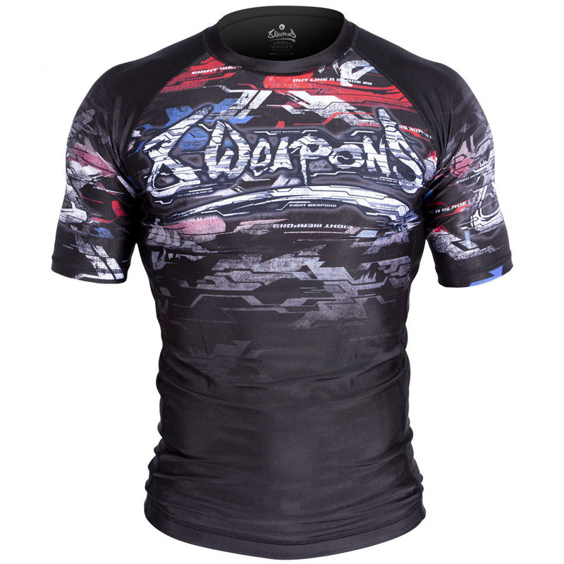 8 Weapons 8 WEAPONS Rash Guard Korte Mouw Cut Like a Blade