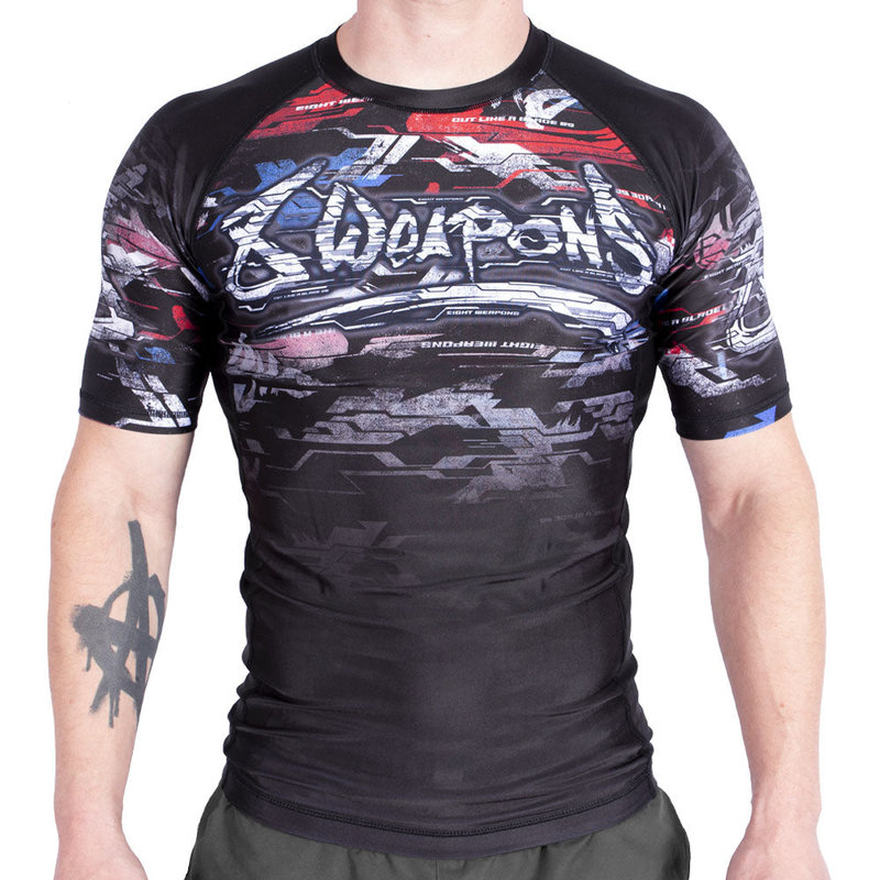 8 Weapons 8 WEAPONS Rashguard Kurzarm Cut like a Blade