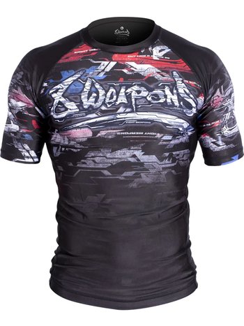 8 Weapons 8 WEAPONS Rashguard Short Sleeves Cut like a Blade