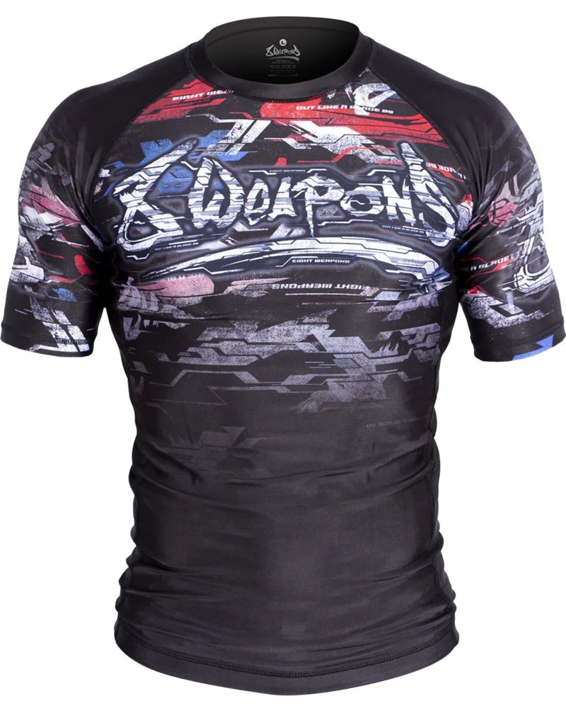 8 Weapons 8 WEAPONS Rash Guard Korte Mouw Cut Like a Blade