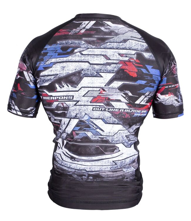 8 WEAPONS Rashguard Short Sleeves Cut like a Blade