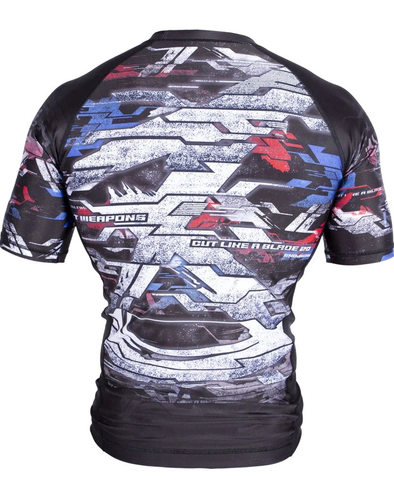 8 Weapons 8 WEAPONS Rash Guard Korte Mouw Cut Like a Blade