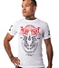 8 Weapons T Shirt Sak Yant Tigers White Red