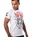 8 Weapons 8 Weapons T Shirt Sak Yant Tigers Wit Rood
