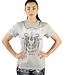 8 Weapons 8 Weapons T Shirt Sak Yant Tigers Grijs Wit