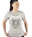 8 Weapons T-Shirt Sak Yant Tigers Grau Weiß