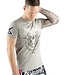 8 Weapons 8 Weapons T Shirt Sak Yant Tigers Grijs Wit