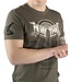 8 Weapons T-Shirt Sak Yant Tigers Olive Grün