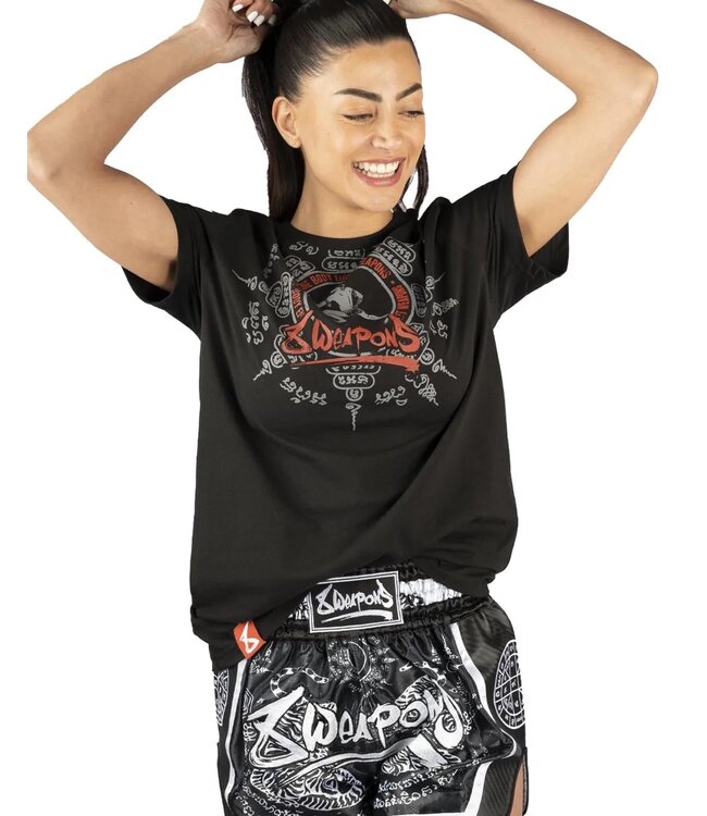 8 Weapons Muay Thai T-Shirt Eight Ways Yant Schwarz