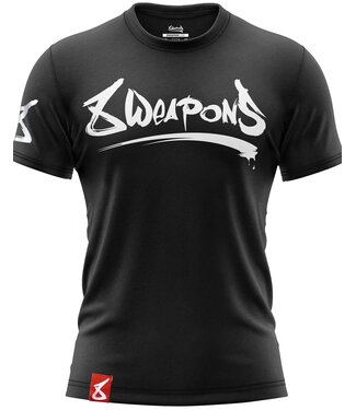 8 Weapons 8 WEAPONS Muay Thai T-Shirt Unlimited Zwart