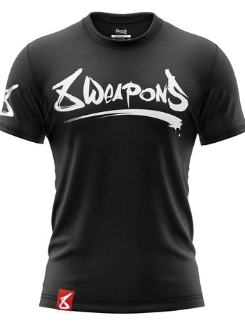 8 Weapons 8 WEAPONS Muay Thai T-Shirt Unlimited Black