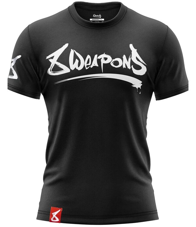 8 Weapons 8 WEAPONS Muay Thai T-Shirt Unlimited Schwarz