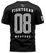 8 Weapons 8 WEAPONS Muay Thai T-Shirt Team 08 Schwarz Weiß