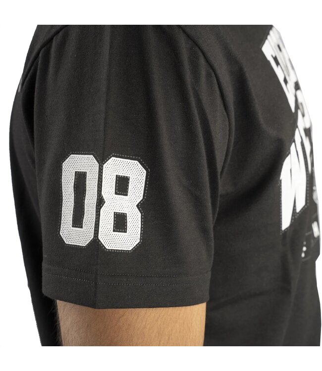 8 WEAPONS Muay Thai T-Shirt Team 08 Schwarz Weiß