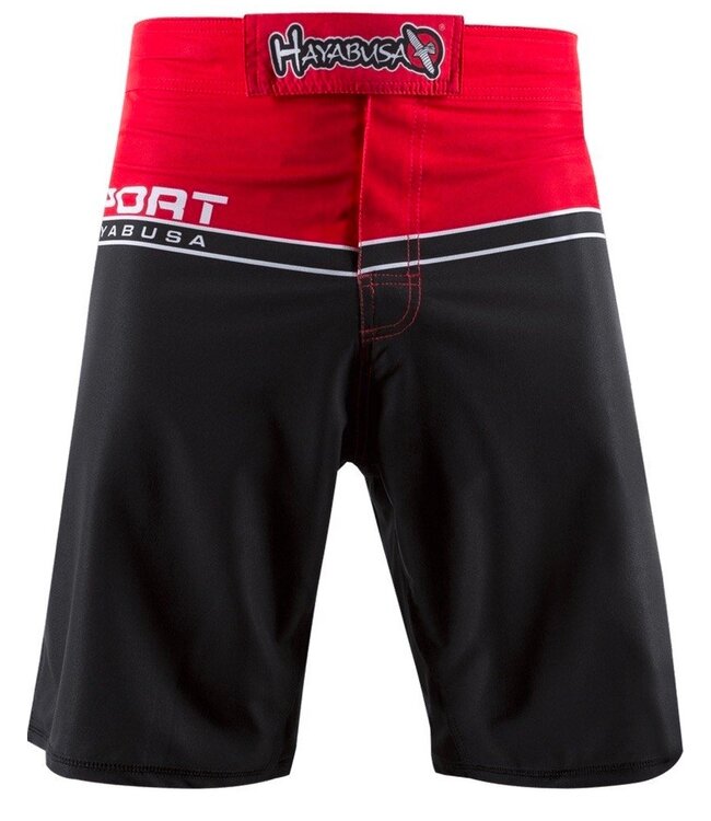 Hayabusa Sport MMA Fight Short Zwart Rood