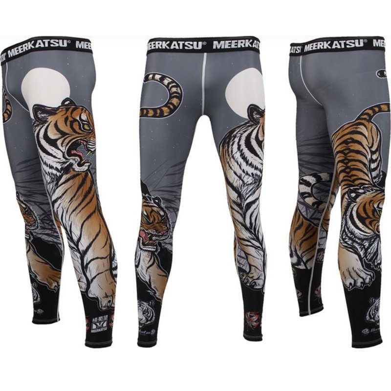 Meerkatsu ART Meerkatsu Midnight Tiger Grappling Sportlegging Spats