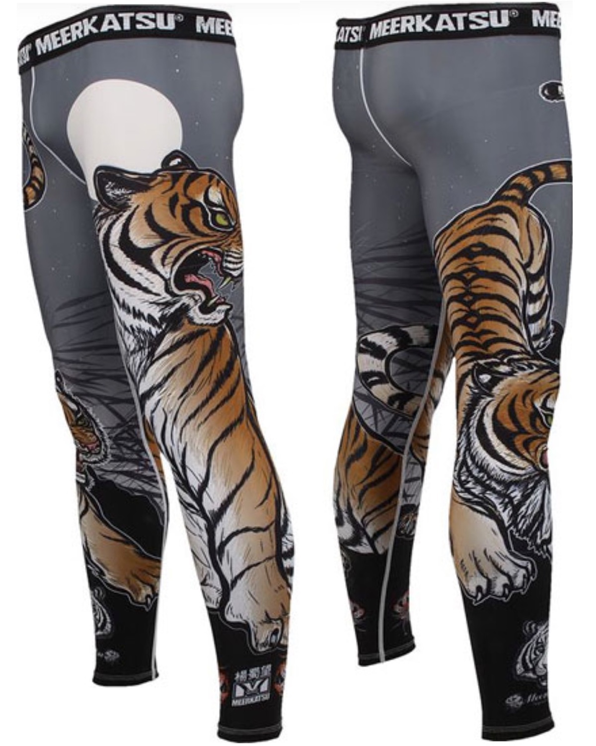 Meerkatsu Midnight Tiger Grappling Sports Legging Tights - FIGHTWEAR SHOP  EUROPE